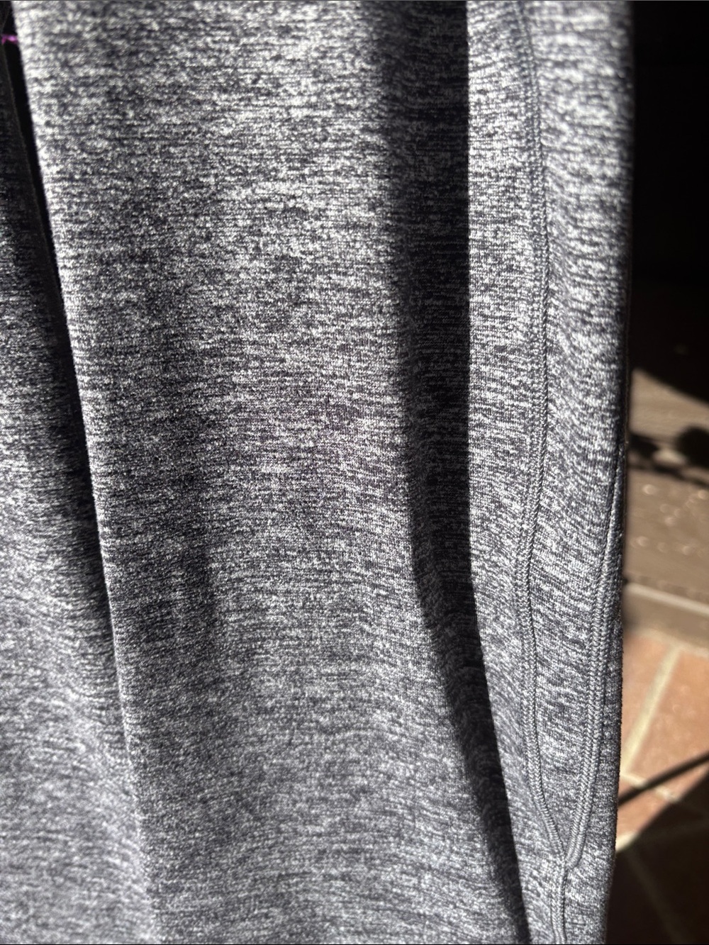 Lululemon Groove Heathered Gray Flared Yoga Pants - Picture 3 of 7